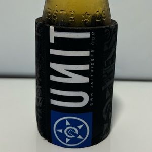 UNIT brand drink coozie